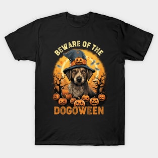 Beware the Dogoween Witch Pup! T-Shirt